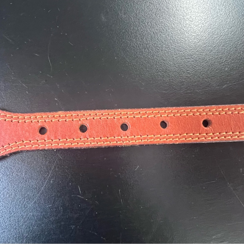 Silver Creek LEEGIN LEATHER Size 32 BELT Southwestern STEER - Picture 11 of 15